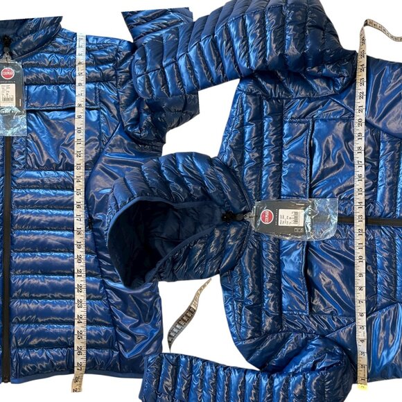 COLMAR Originals $459 Lightweight Duck Down Puffer Jacket Hoodie Zip 58/48 XXL - Picture 14 of 16